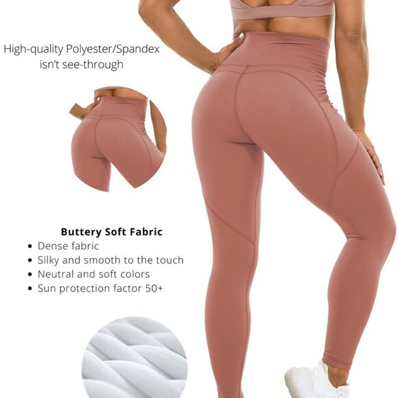 3 pack High Waisted Leggings for Women - Buttery Soft, Workout Yoga - Picture 2 of 6